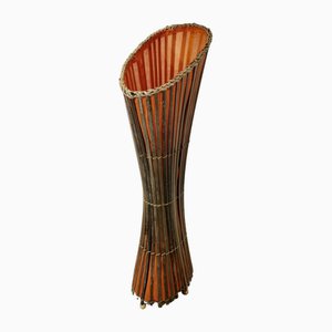 Lampadaire Mid-Century en Bambou, 1960s
