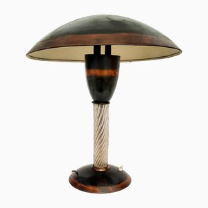 Italienische Art Deco Tischlampe, 1920er