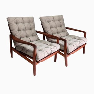 Set of Midcentury British Lounge Chairs by R. W. Toothill, 1964
