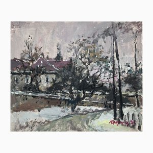 Magdalena Spasowicz, Landscape, Oil on Board, 1998