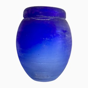 Cenedese Murano Ausgrabungsglas Vase, 1970er
