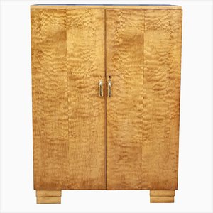 Art Deco Schrank aus Bergahorn, 1920er