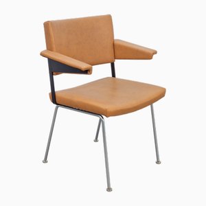 Vintage Model 1268 Chair with Tubular Frame by André Cordemeyer / Dick Cordemeijer for Gispen, 1970s