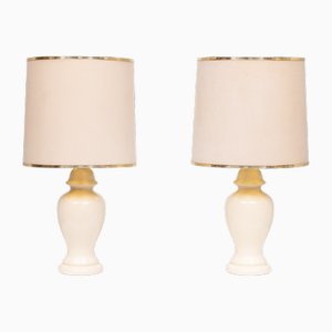 Lampade da tavolo in ceramica di Herda, 1978, set di 2