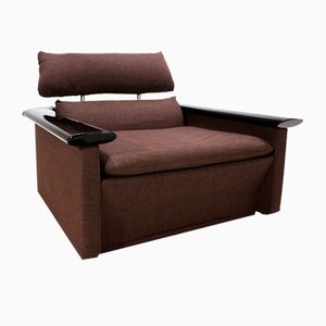 Sessel mit Klavierlackbordüre von Tecno, 1970er