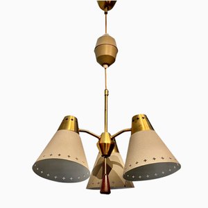 Mid-Century Modern Pendant Lamp by Einar Bäckström, 1950s