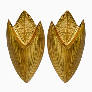 Vintage French Wall Lights from Maison Charles, 1970s, Set of 2