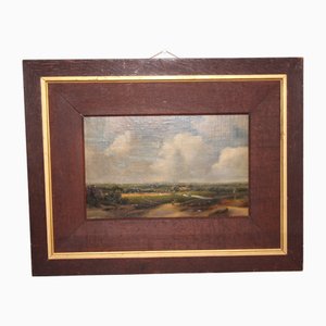 Artista olandese, Paesaggio, Fine XIX secolo, Dipinto ad olio, Incorniciato