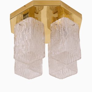 Achteckige Decke aus Murano, 1970er