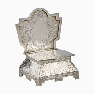 Russian Silver Salt Shaker by Dmitry Alexandrov, Moscow, 1883