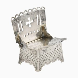Silver Salt Shaker-Throne, Russia, 1879