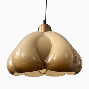 Space Age Flower Acrylic Glass Pendant Lamp from Herda