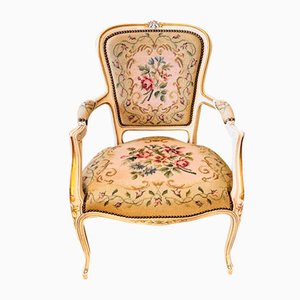 Antique French Louis XV Style Armchair, 1920s