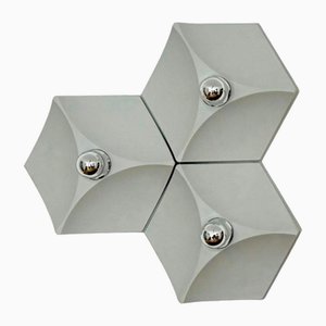 Lampade da parete vintage di Hoffmeister-Leuchten, Germania, anni '70, set di 2