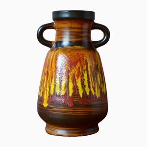 Doppelhenkel Vase aus Keramik, 1960