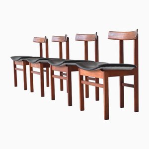 Danish #193 Dining Chairs in Teak by Inger Klingenberg for France & Søn, 1960s, Set of 4