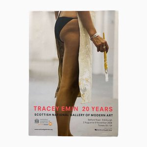 Tracey Emin 20-Year Retrospective Lithographic Poster, Scottish National Gallery of Modern Art, 2008