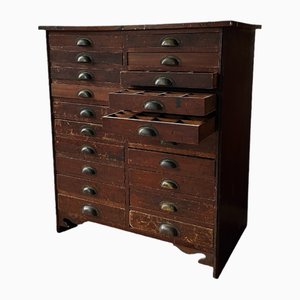Commode à Tiroirs de Mercerie Industrielle Vintage, 1950s