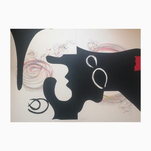 Stefano Mazzolini, Fero, 2023, Collage & Pastel on Paper
