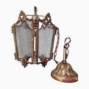 Art Nouveau French Lantern, 1890s