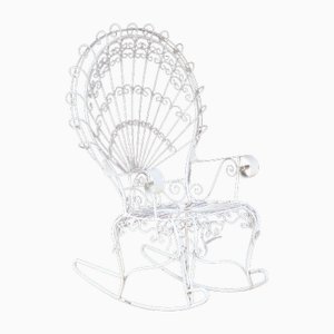 Metal Peacock Chair by Salterini, Mexico, 1950s