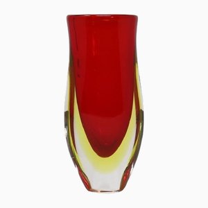 Small Art Glass Vase attributed to Flavio Poli for Seguso, 1960s