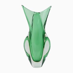 Italian Vase in Murano Art Glass attributed to Flavio Poli for Seguso, 1960s