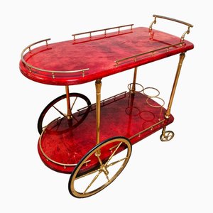 Aldo Tura Bar Cart Trolley, Milan 1960