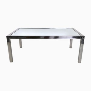 Vintage Steel Coffee Table by Nanda Vigo, 1970s