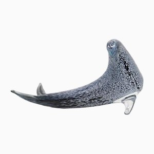 Figurine Sceau en Verre de Murano, 1980s