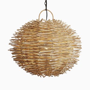 Bird Nest Rattan Globe Laterne Small , 2010er