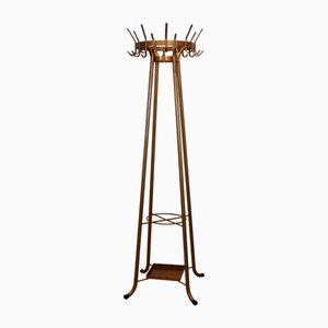 Industrial Round Shaped Steel Coat Rack, 1960s
