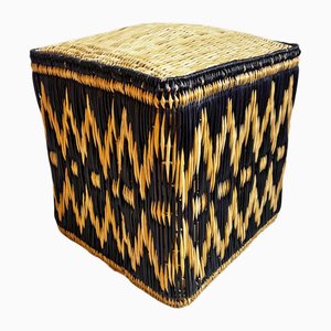 Kuba Cotton Cube Stool