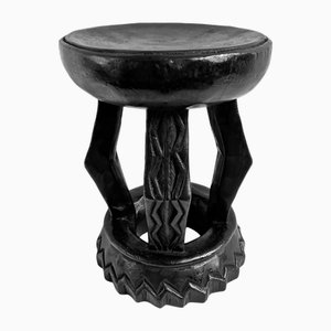 Black Oka Yoruba Stool, 1990s