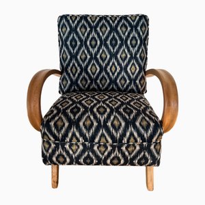 Art Deco Armchair attributed to Jindrich Halabala for Up Závody, 1930s