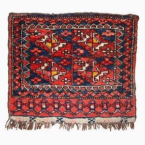 Tapis Bagface Antique Fait Main, Ouzbékistan, 1870s