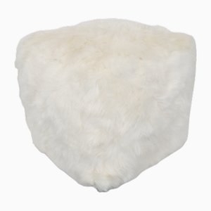 Puf Cubo de piel de nieve