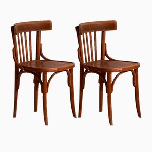 Bistrostühle von Thonet, 1900er, 2er Set
