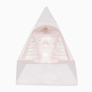 Vintage Egyptian Mood Stone Table Lamp, 1980s