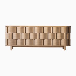 Weave Double Sided Credenza in Oak Wood by Dahlén Lukas