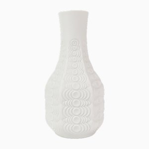 Op Art Biscuit Vase by Seltmann Weiden, Germany, 1960s