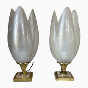 Vintage Rougeier Lamps, 1970s, Set of 2