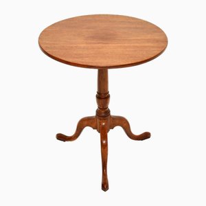 Mesa auxiliar georgiana antigua con tablero abatible, década de 1790