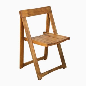 Silla plegable Trieste vintage atribuida a Aldo Jacober, años 60