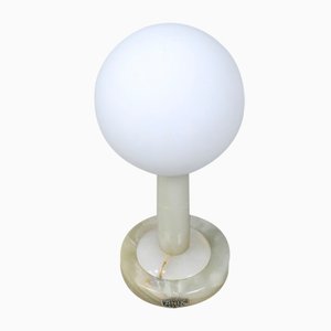 Vintage Table Lamp in Onyx and Opaline, 1960s