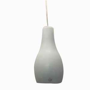 Danish Modern H-2202 Ceiling Lamp in White Opal Glass from Holmegaard