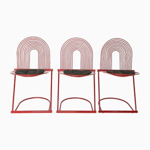Swing Chairs by Jutta and Herbert Ohl for Rosenthal Studio Linie, 1982, Set of 3