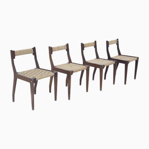 Vintage Dining Chairs by Carlo Santi for Arform, 1950, Set of 4