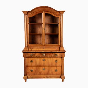 Biedermeier Top Display Cabinet in Walnutm Southern Germany