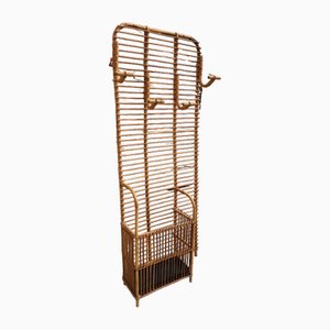 Rattan Locker Room from DLG Audoux Minet, 1960s